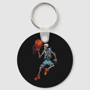 Porte-clés Skeleton Halloween Éffrayant Dunking Costume crâne
