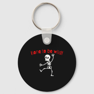 Porte-clés Skeleton Halloween Funny Bone Wild