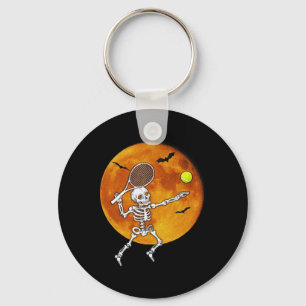 Porte-clés Skeleton Tennis Halloween Racket Ll