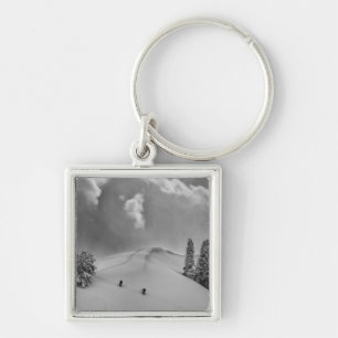 Porte-clés Ski de fond en poudre