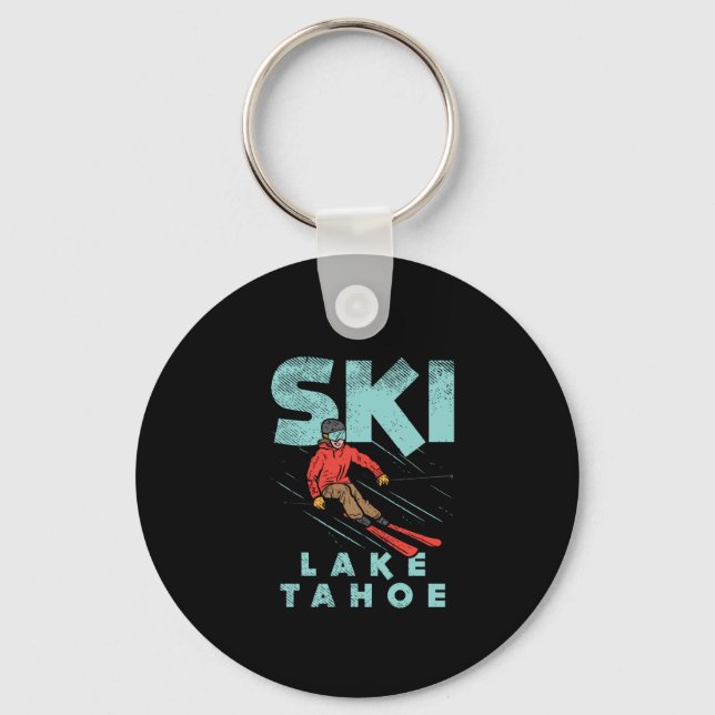 Porte-clés Ski Lake Tahoe (Recto)