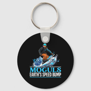 Porte-clés Ski Skier Saison Ski hiver Sport neige Mogul Ski
