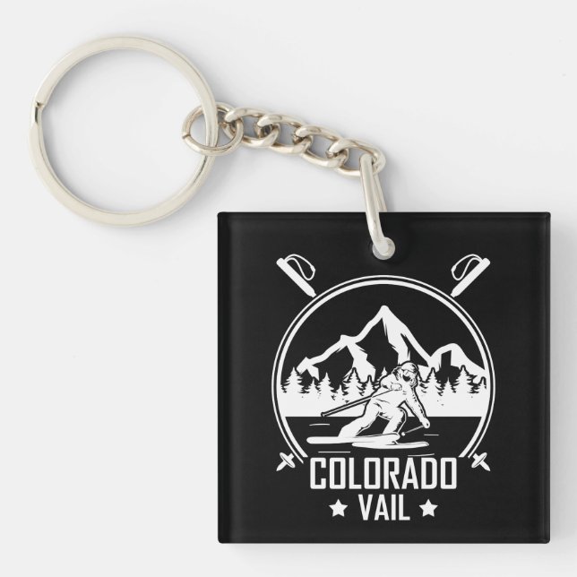 Porte-clés Ski Vail Colorado (Devant)