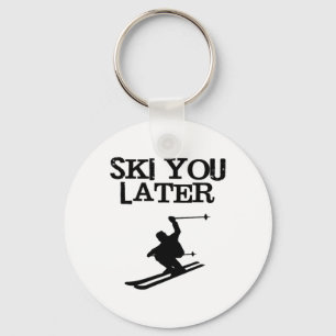 Porte-clés Ski Vous Plus Tard Drôle Aiguille Ski Alpin