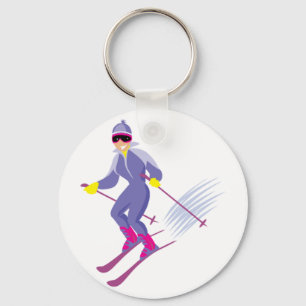Porte-clés Skiing Keychain