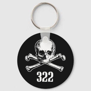 Porte-clés Skull and Bones 322