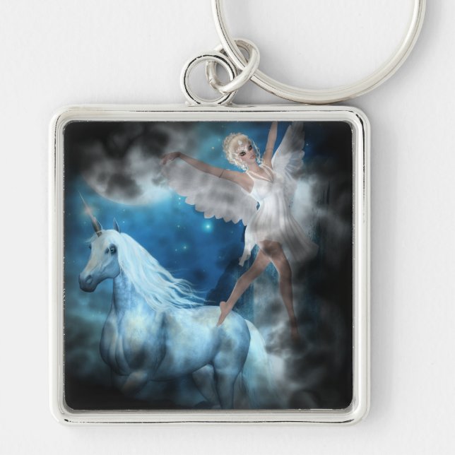 Porte-clés Sky Féerie Aspar et Unicorn Vignette (Devant)