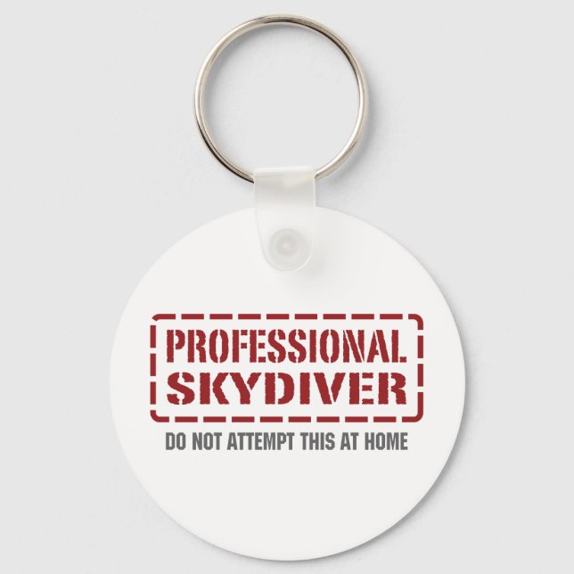 Porte-clés Skydiver professionnel (Recto)