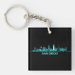 Porte-clés Skyline de San Diego