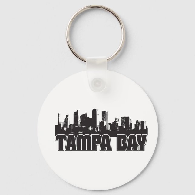 Porte-clés Skyline de Tampa Bay (Recto)
