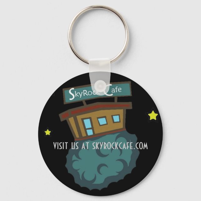 Porte-clés skyrock porte - clé - Customisé (Recto)
