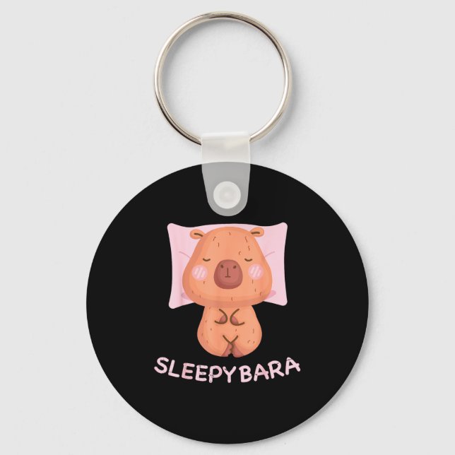 Porte-clés Sleeng Capybara Pajamas Nightgown Sleepybara Roden (Recto)