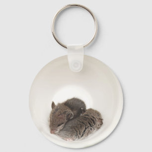 Porte-clés Sleepytime mignon souris bébé souris
