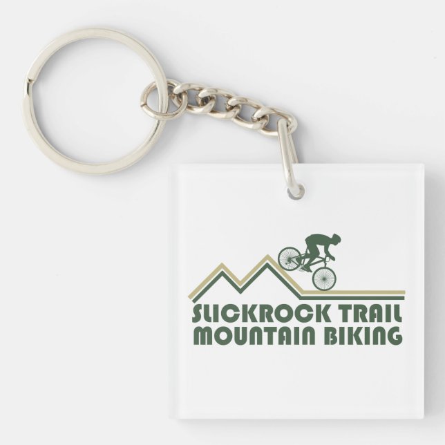 Porte-clés slickrock trails mtb mountain biking (Devant)