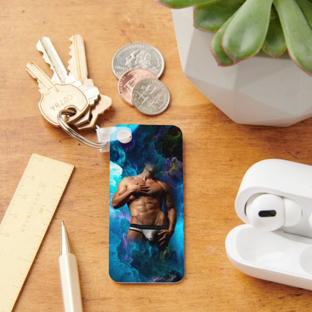 Porte-clés SlipperyJoe homme musclé sous-vêtements bulle dyna (Bureau)