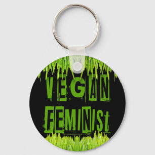 Porte-clés SlipperyJoe's veganisme féministe attention-grabbi