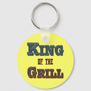 Porte-clés Slogan Cuisine barbecue King of the Grill