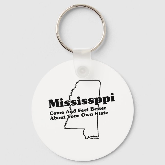 Porte-clés Slogan de l'État du Mississippi (Recto)