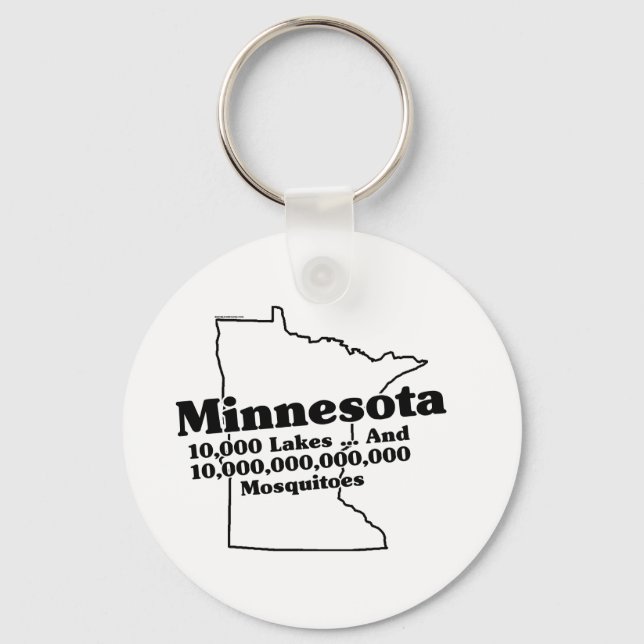 Porte-clés Slogan d'État du Minnesota (Recto)