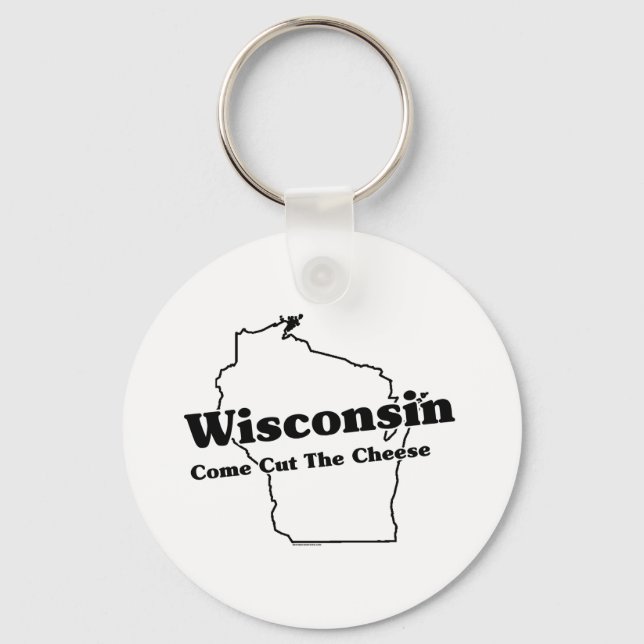 Porte-clés Slogan d'État du Wisconsin (Recto)