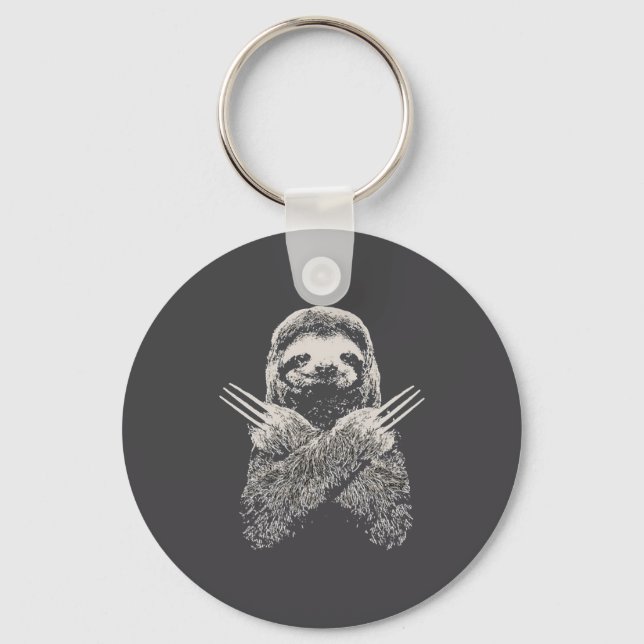 Porte-clés Sloth Funny Costume Gift For Lazy S  (Recto)