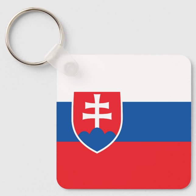 Porte-clés Slovakia Flag (Recto)