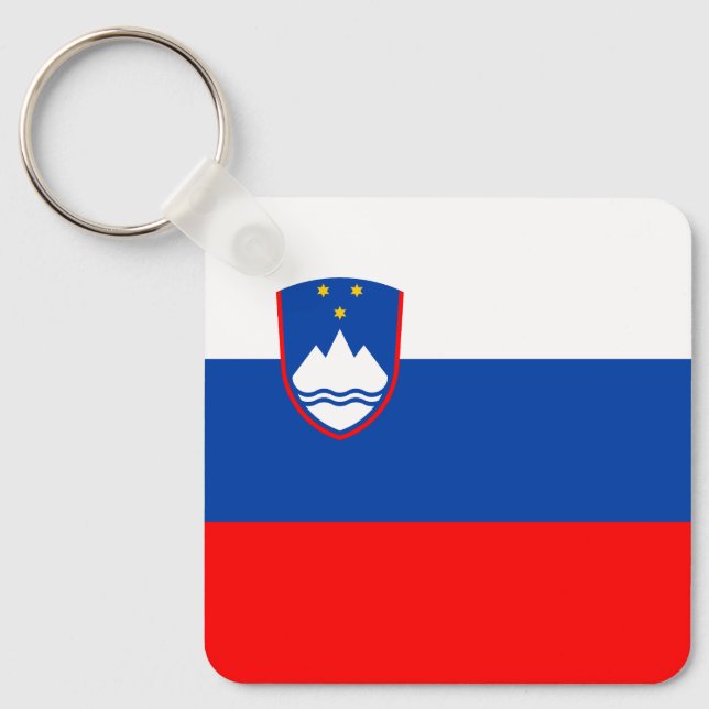 Porte-clés Slovenia Flag (Recto)