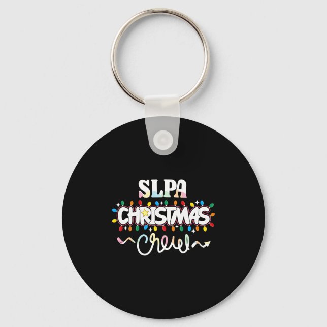 Porte-clés Slpa Christmas Crew Speech Pathology Istant Xma  (Recto)