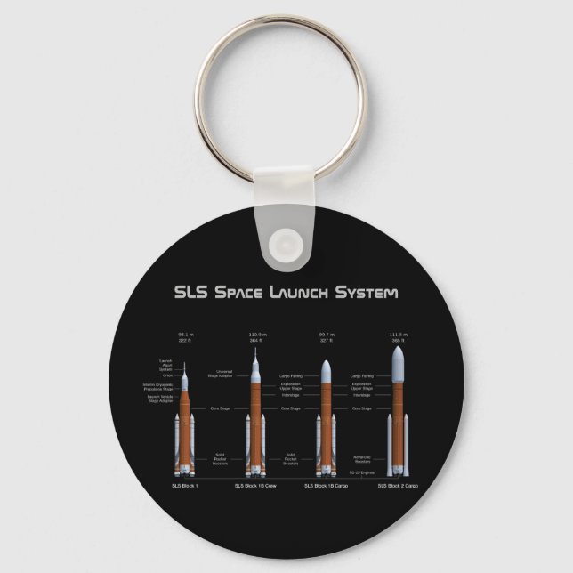 Porte-clés SLS Space Launch System (Recto)