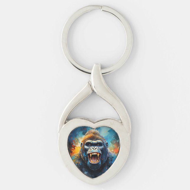 Porte-clés Smiling gorilla (Devant)