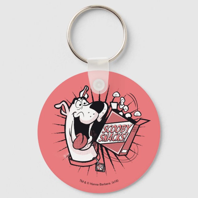 Porte-clés Snacks Scooby Doo demi-teinte Scooby (Recto)