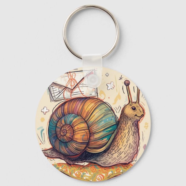 Porte-clés Snail Mail Keychain (Recto)