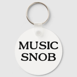 Porte-clés Snob de musique