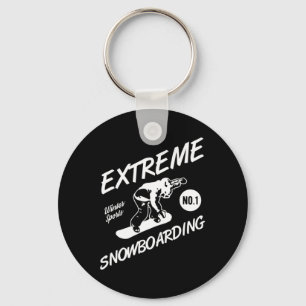 Porte-clés Snowboard Extreme Snowboard Sports d'hiver Sno