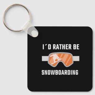 Porte-clés Snowboard - Je Préférerais Être Snowboard