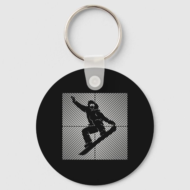 Porte-clés Snowboard Snowboard Skilift Snowboard (Recto)