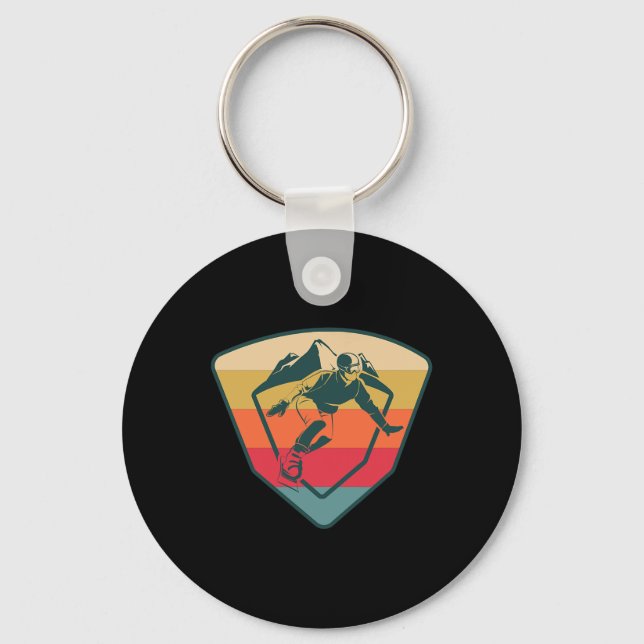 Porte-clés Snowboard Snowboard Snow Winter Mountain Ski (Recto)