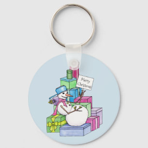 Porte-clés Snowman chahut sur les cadeaux