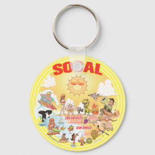 Porte-clés SoCal Beach Paradise