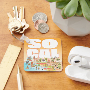 Porte-clés SoCal Metal Keychain