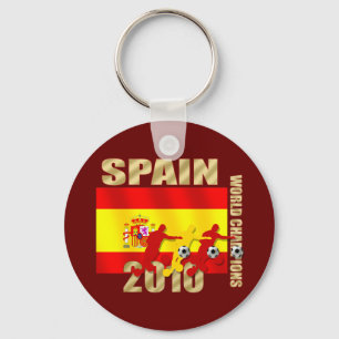 Porte-clés Soccer players Spain 2010 Bend it Futbol Art