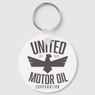 Porte-clés Société de pétrole moteur unie,