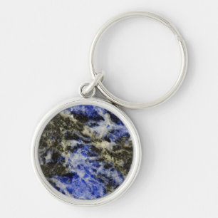 Porte-clés Sodalite bleue