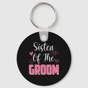 Porte-clés Soeur De La Famille Groom Mariage Mari Mari T