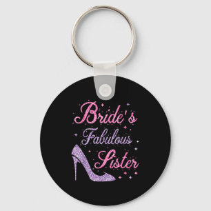 Porte-clés Sœur fabuleuse de la mariée heureuse mariage mère 
