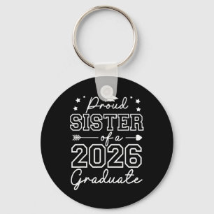 Porte-clés Sœur fière d'un étudiant de la promotion 2026 Seni