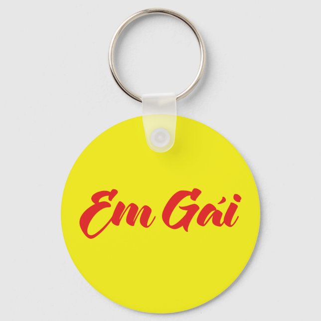 Porte-clés Soeur Viêt-namienne (Jeune) - Em Gái ~ Tiet Viêt (Recto)