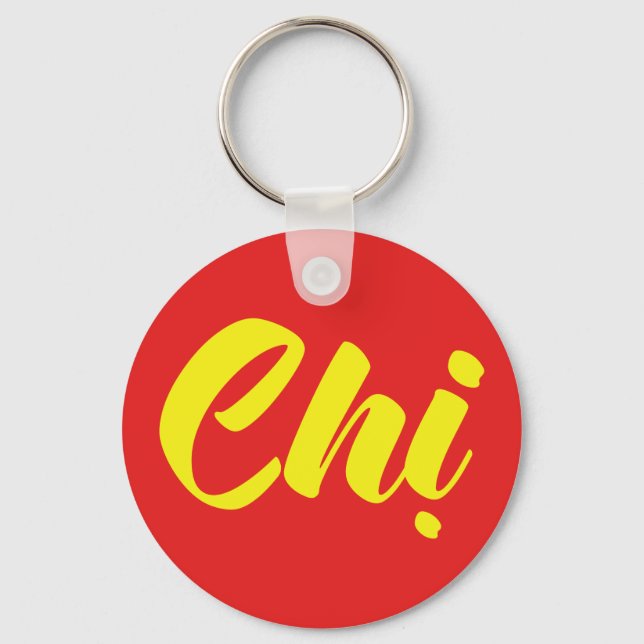 Porte-clés Soeur Vietnamienne - Chi ~ Tien ng Viêt (Recto)