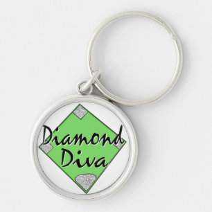 Porte-clés Softball Diamond Diva