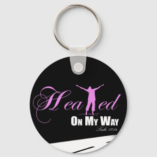 Porte-clés Soigné sur mon chemin (rose &, noir) Porte - clé